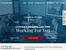 Tablet Screenshot of cmslawyers.net